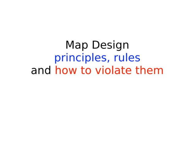 Map design