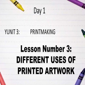 MAPEH 5 - ARTS PPT Q3 - Aralin 3-7 - Iba’t Ibang Gamit Ng Printed Artwork, Re...