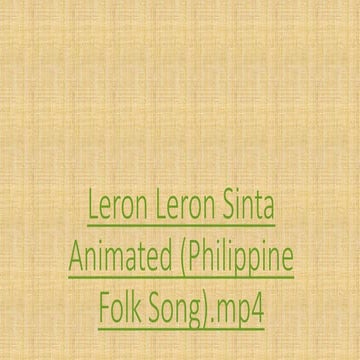 Mapeh 7 Music of the Lowland Luzon