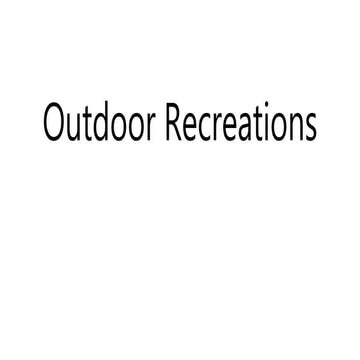 MAPEH-PH-OUTDOOR RECREATIONS