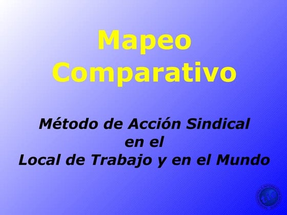 Mapeo comparativo