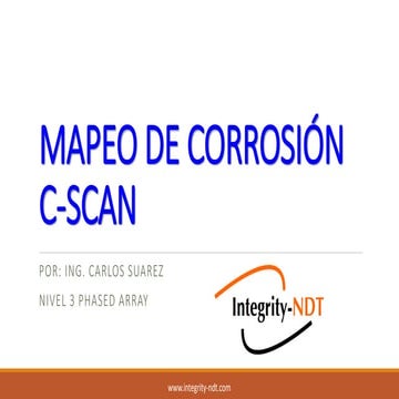 Mapeo de corrosion c scan