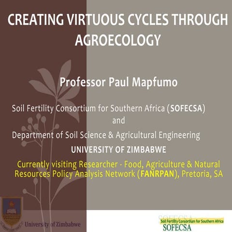 Creating Virtuous Cycles through Agroecology 