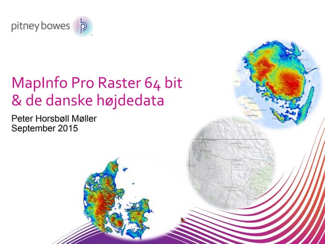 MapInfo Pro Raster og de danske højdedata