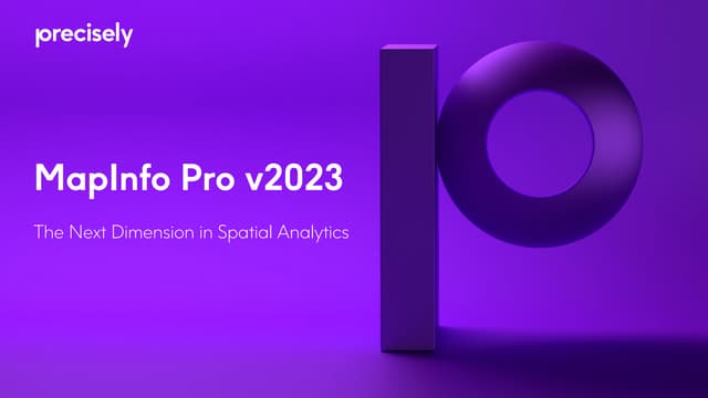 MapInfo Pro 2023 Interface