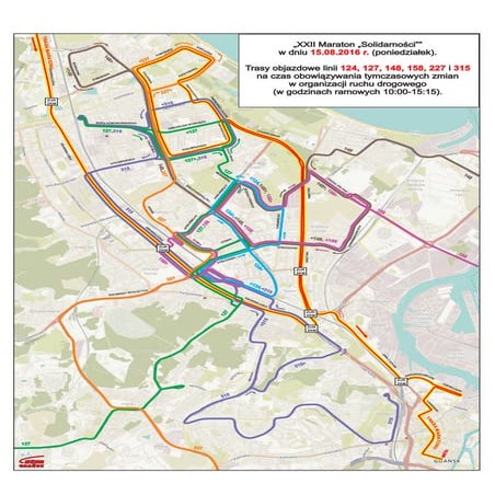 XXII Maraton Solidarności - objazdy