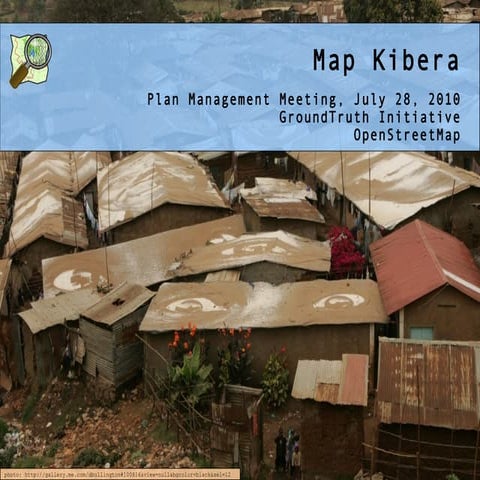 Map kibera presentation   plan management meeting
