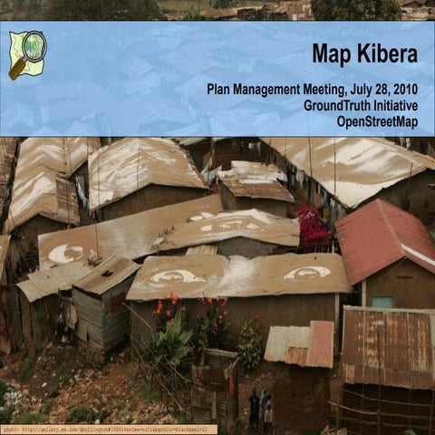 Map kibera presentation plan management meeting
