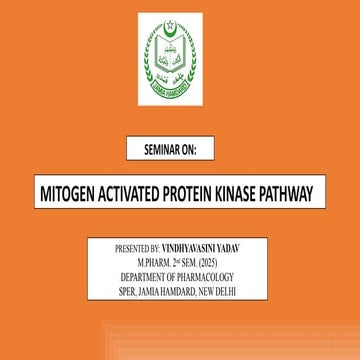 MAPK pathway Advanced pharmacology ( M . PHARM ).pptx