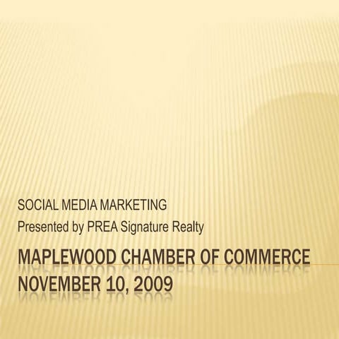 Maplewood Chamber of Commerce - Social Media Marketing