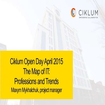 Map of IT : professions_and_trends, Maxym Mykhalchuk