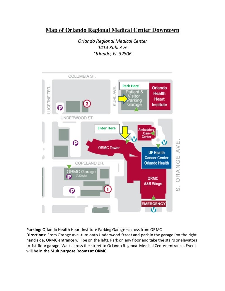Map of Orlando Regional Medical - Mapoformc 171220172347 Thumbnail 4