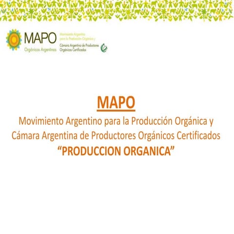 Presentación MAPO
