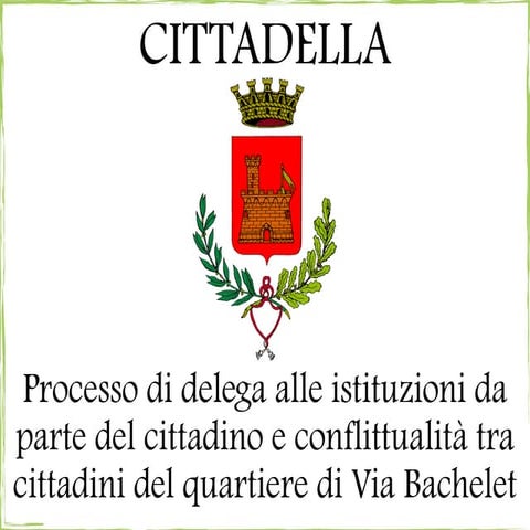 Mappa interattiva cittadella