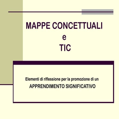 Mappe concettuali