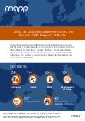 Infographie Mapp : état de digital engagement client en France 2016