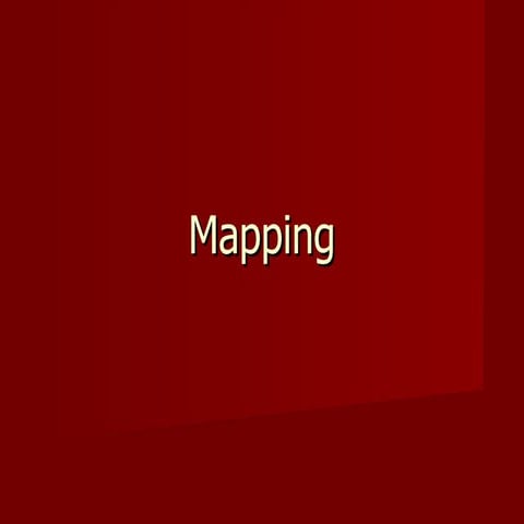Mapping