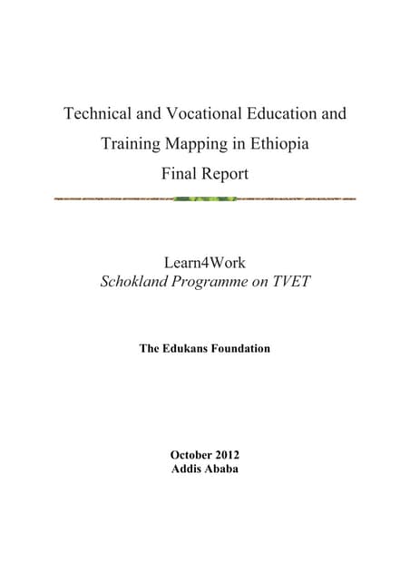 The History of TVET | PDF