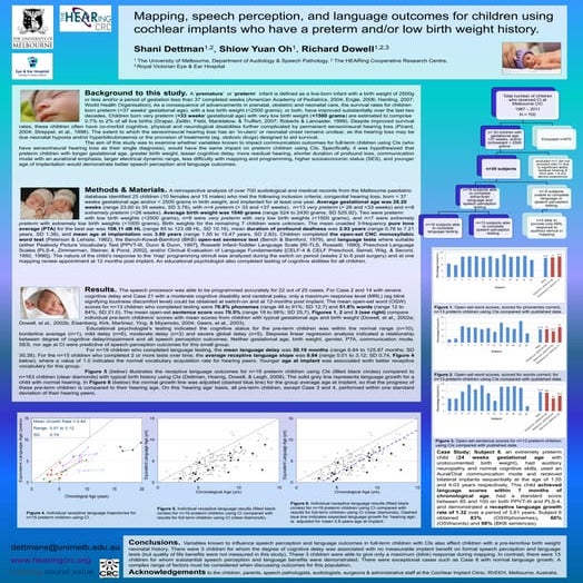 Early language outcomes for children receiving cochlear implants under ...