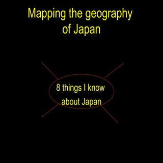 Mapping the geography of Japan