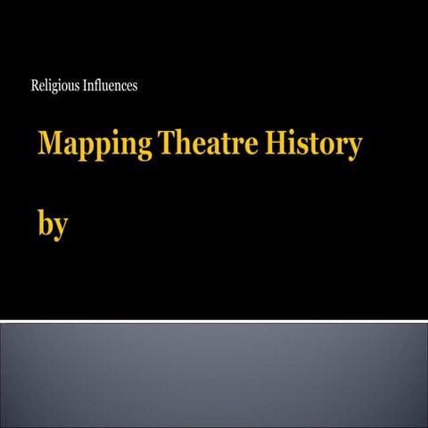 Mapping Theatre History