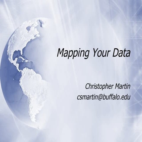 Mapping Your Data 1