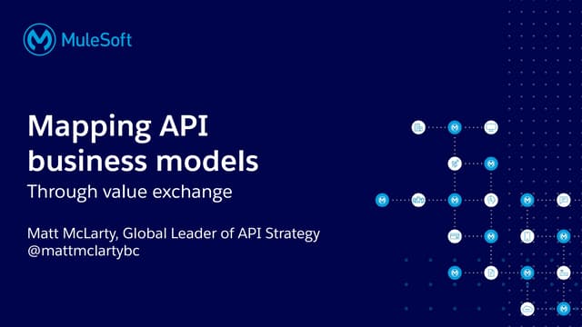Mapping API business models through value exchange