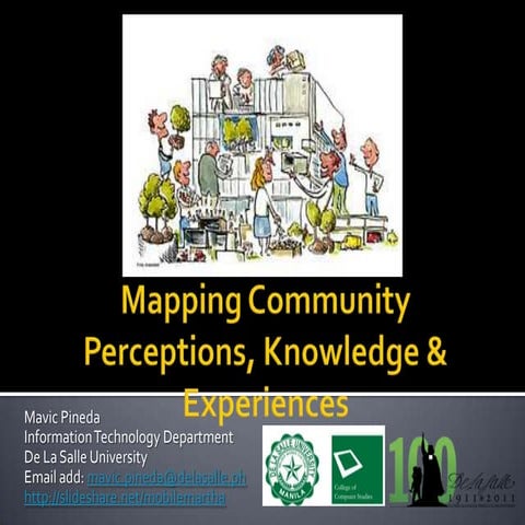 Mapping community perceptions, knowledge & experiences ver2