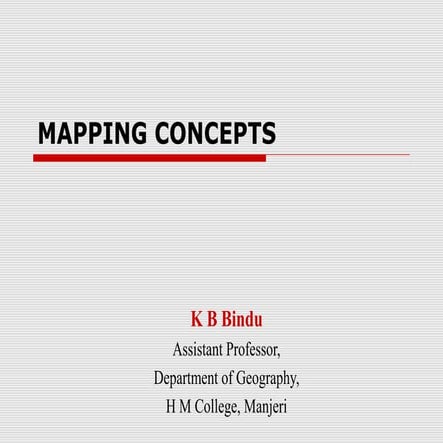 Mapping concepts unit II