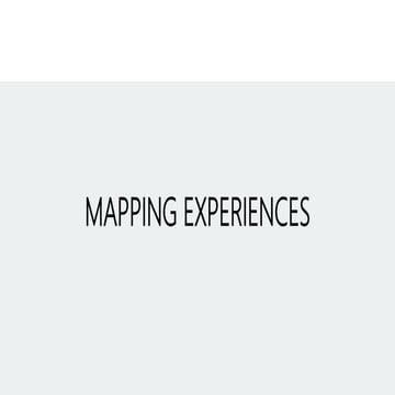 Mapping Experiences - O'Reilly Design Conference 2017