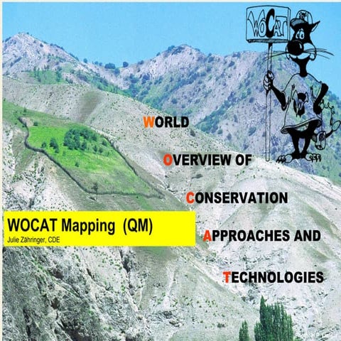 WOCAT Questionnaire for Mapping Land Degradation and Sustainable Land Management