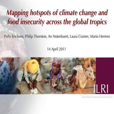 Mapping hotspots of climate change and food insecurity across the global tropics