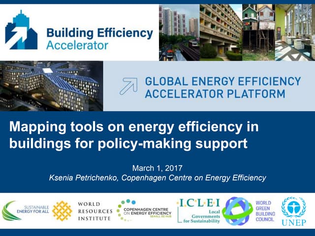 Mapping tools on energy efficiency ...