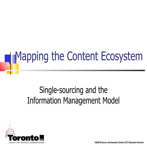 Mapping the content ecosystem