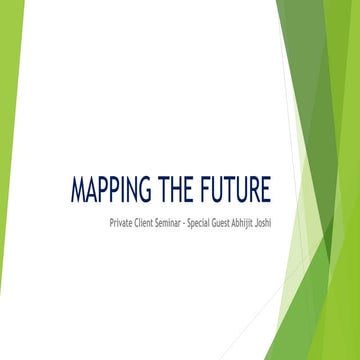 Mapping the future - Abhijit joshi