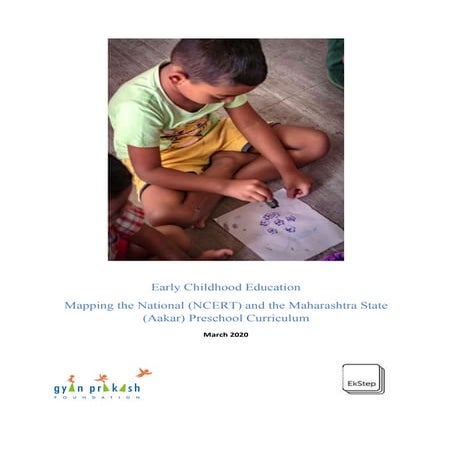 GPF ECE Curriculum mapped to NCERT ECCE Pre-School Curriculum and the Aakar (...