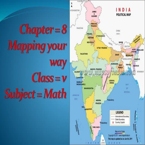 Mapping your way CLASS 5 MATHS  ppt