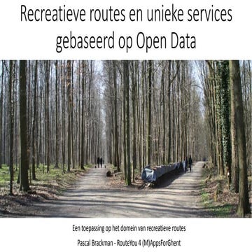 Mapps for Ghent RouteYou