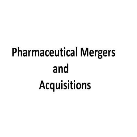 Merger and Acqusition