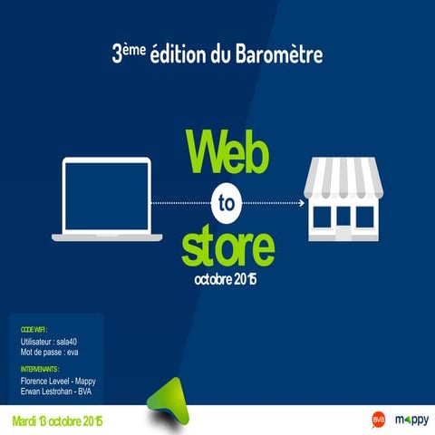 3ème édition du Baromètre Mappy/BVA du web-to-store - oct 2015