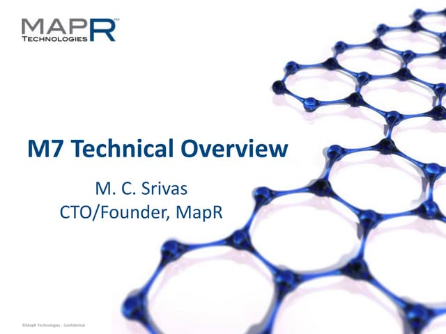 MapR M7: Providing an enterprise quality Apache HBase API