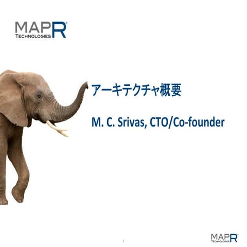MapR アーキテクチャ概要 - MapR CTO Meetup 2013/11/12