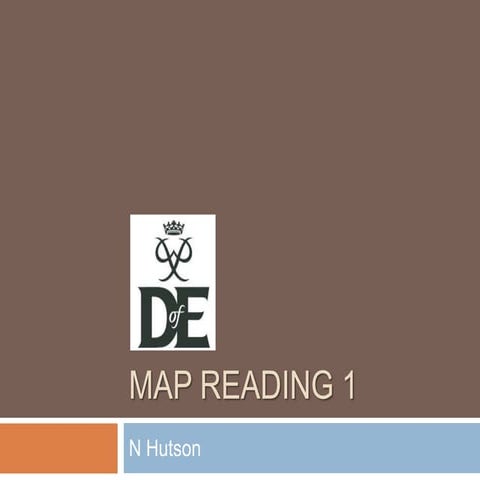 Map reading 1 for DofE