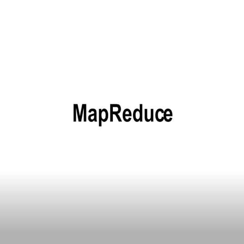 MapReduce
