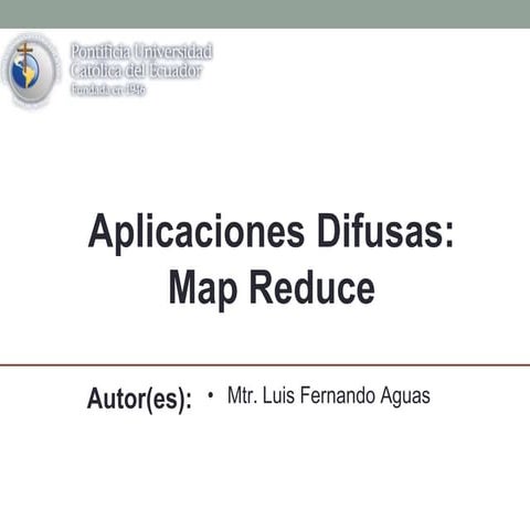 Aplicaciones Difusas Map Reduce