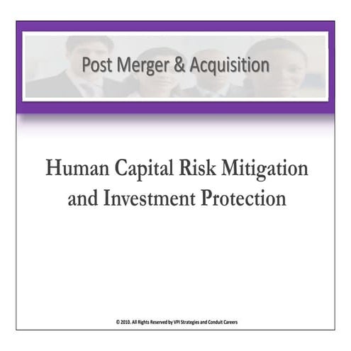 Why Do Mergers Fail?