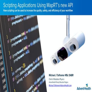 Scripting Applications Using MapRT’s new API | PDF