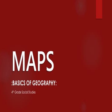 Maps | PPT