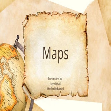 Geo skills 2 -parts of a map | PPT