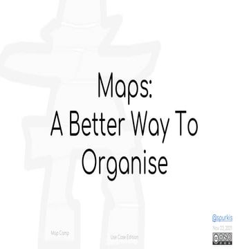 Maps: a better way to organise